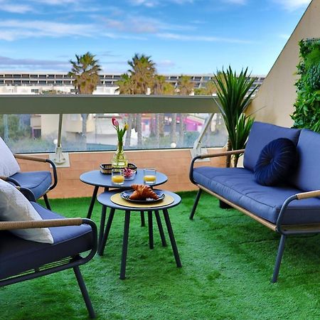 'Cap Confession' - Naturiste - Sea View - Beach - Parking -Air Conditionaire Агд Екстер'єр фото